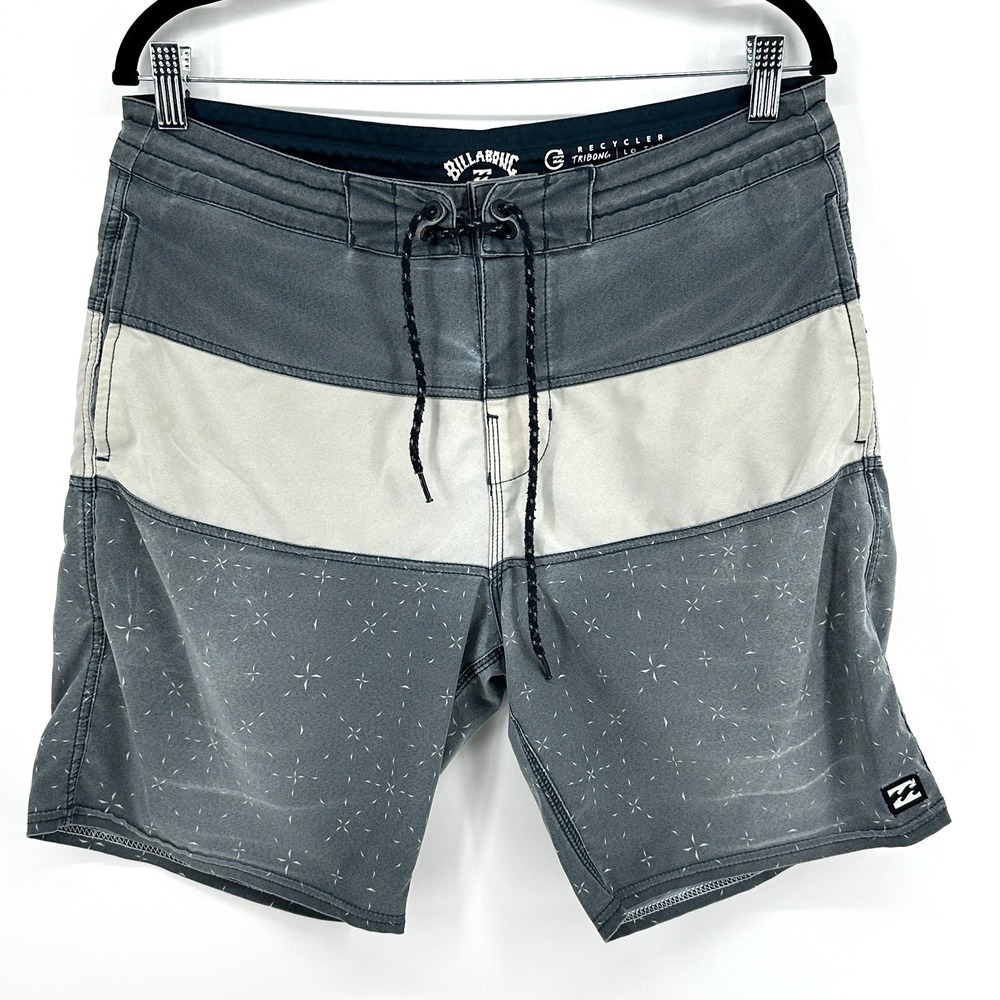 Billabong Men's Recycler Tribong Lo Tide Size 31 Board Surf Swim Trunk Shorts